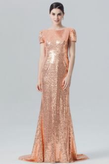 rose-gold-full-sequin-short-sleeve-cowl-back-court-train-long-formal-dress-1-thumb-9076428
